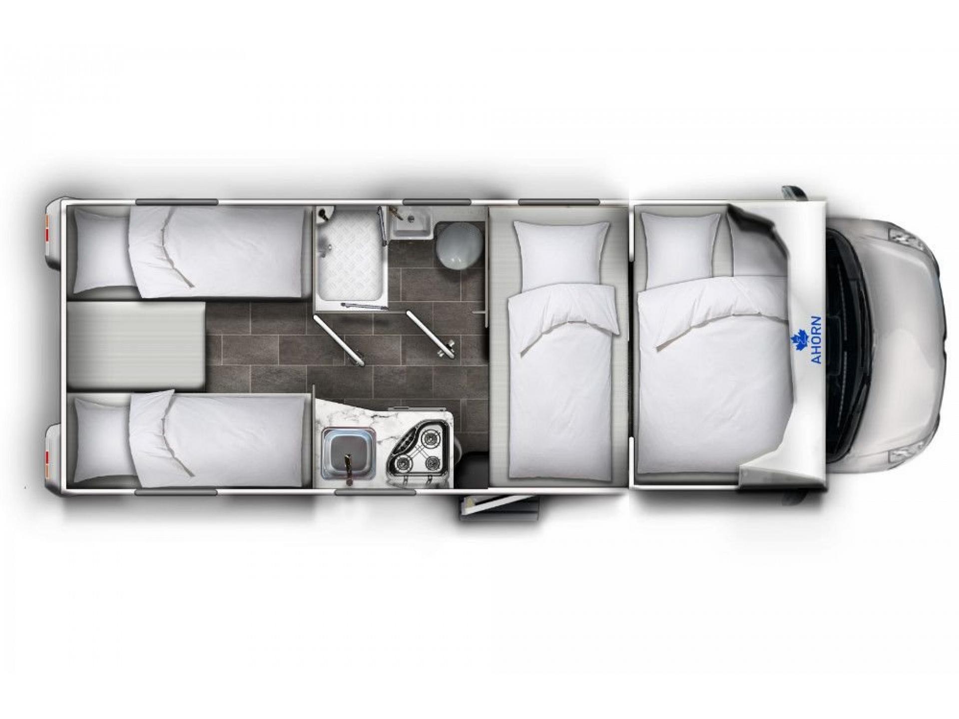 Ahorn - ACA 690, 2 bis 5 Sitzer