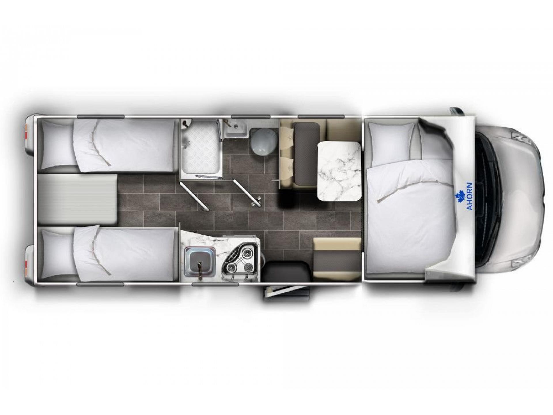 Ahorn - ACA 690, 2 bis 5 Sitzer